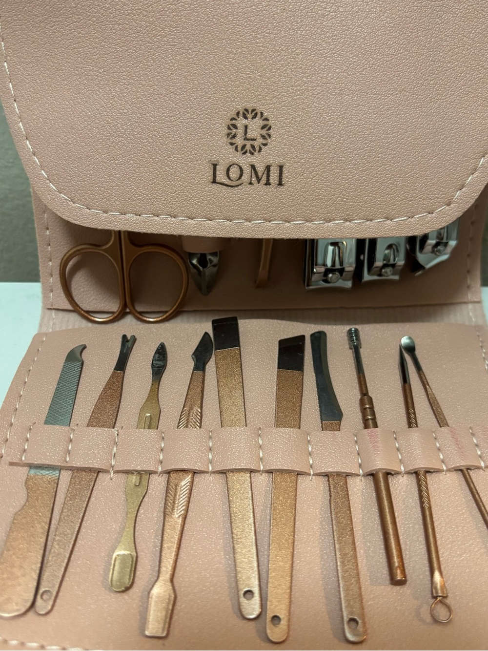 LOMI Professional 16-in-1 Stainless Steel Rose Gold